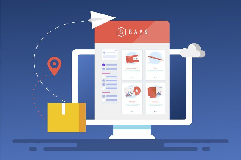 BAAS marketingportaal: preview van het productoverzicht